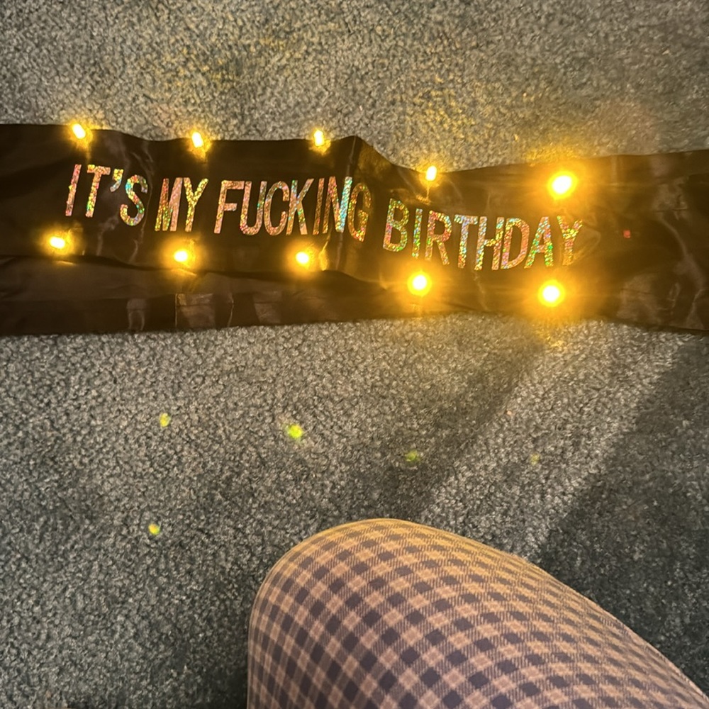 Birthday sash - Picture 2 of 2